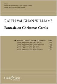 Fantasia on Christmas Carols SATB choral sheet music cover Thumbnail